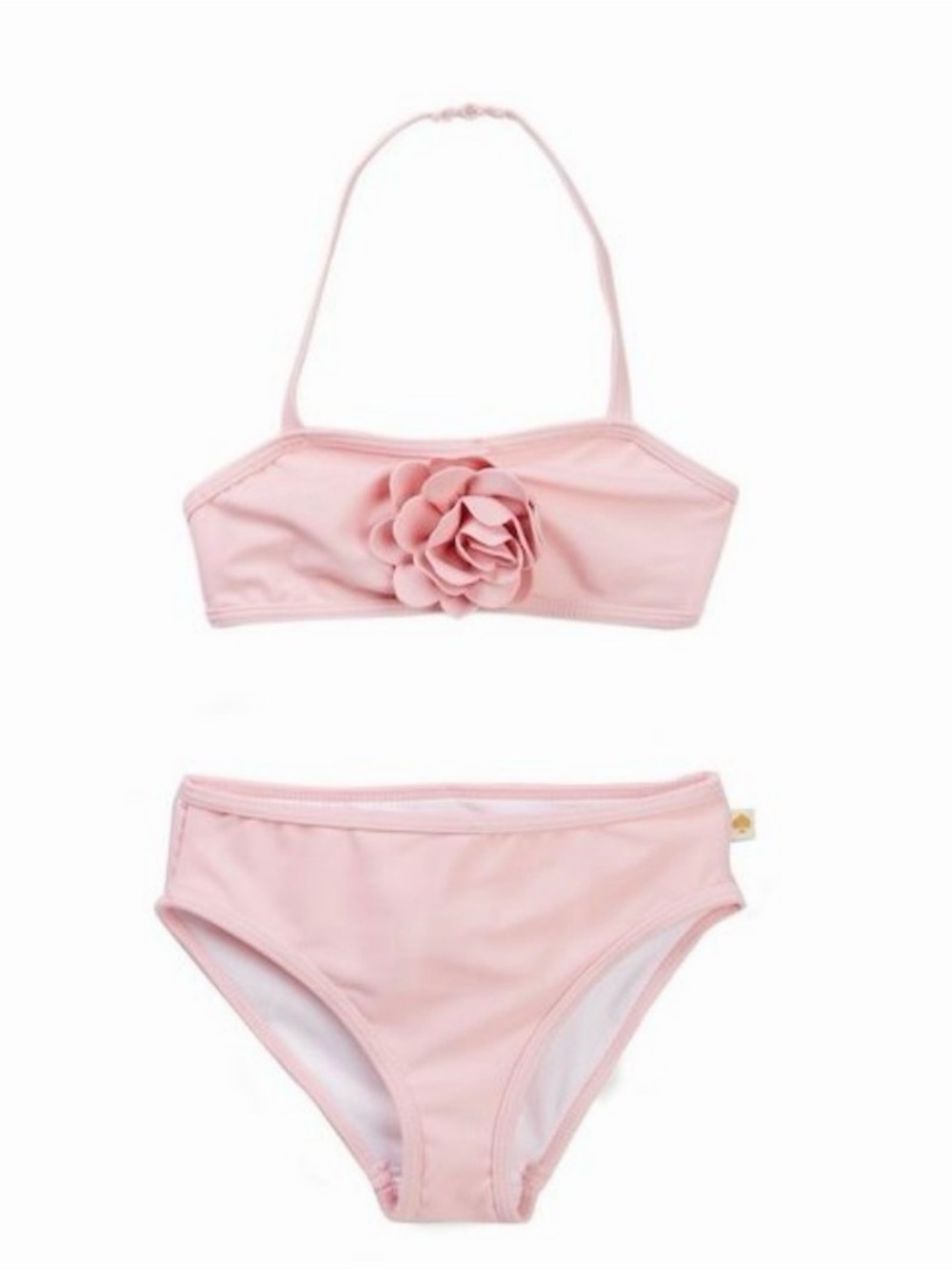 Kate Spade Little Toddler Girls Rosette Pink 2 Piece Swimsuit NEW Tags $68 2 2T